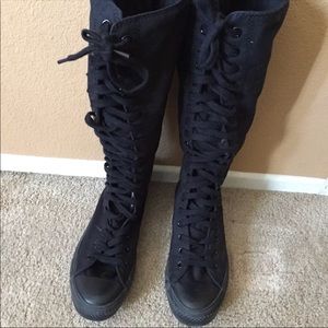 Converse knee high boots